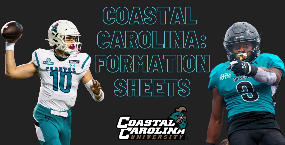 Coastal Carolina: Free Formation Sheets Coastal Carolina: Free Formation Sheets