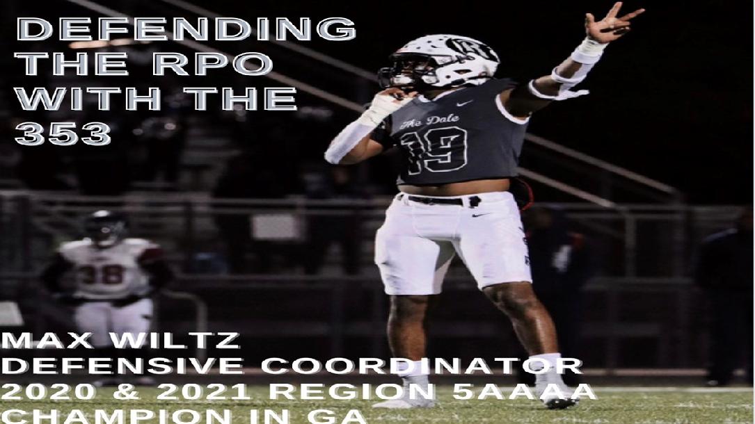 Defending the RPO in the 353. Defending the RPO in the 353.