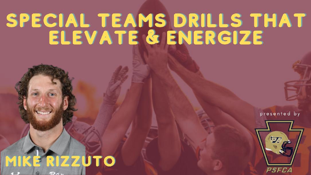 Special Teams Drills that Elevate & Energize Special Teams Drills that Elevate & Energize