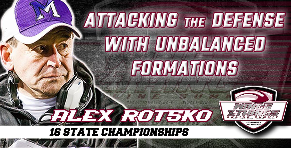 Attacking the defense with unbalanced formations Attacking the defense with unbalanced formations