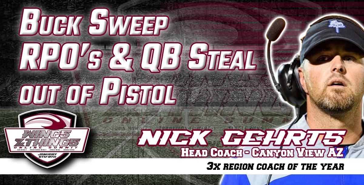 Buck Sweep RPOs & QB Steal out of Pistol Buck Sweep RPOs & QB Steal out of Pistol