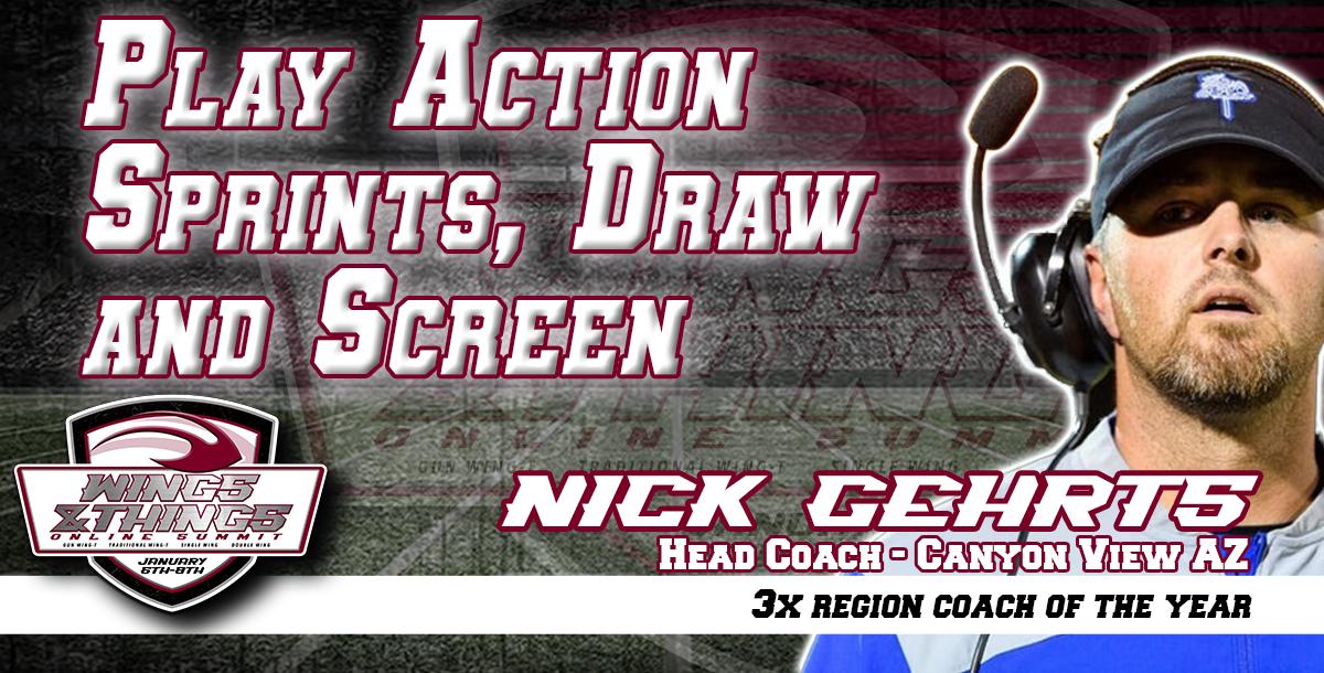 Play Action, Sprints, Draw, and Screen Play Action, Sprints, Draw, and Screen