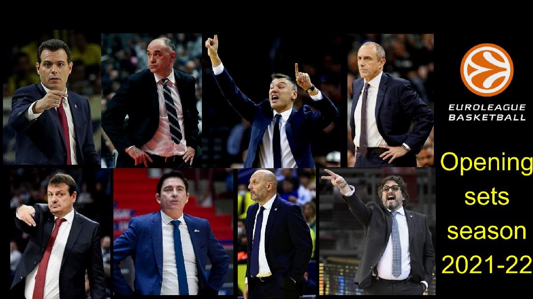 Euroleague Opening sets (season 2021-22. 90 set plays) Euroleague Opening sets (season 2021-22. 90 set plays)