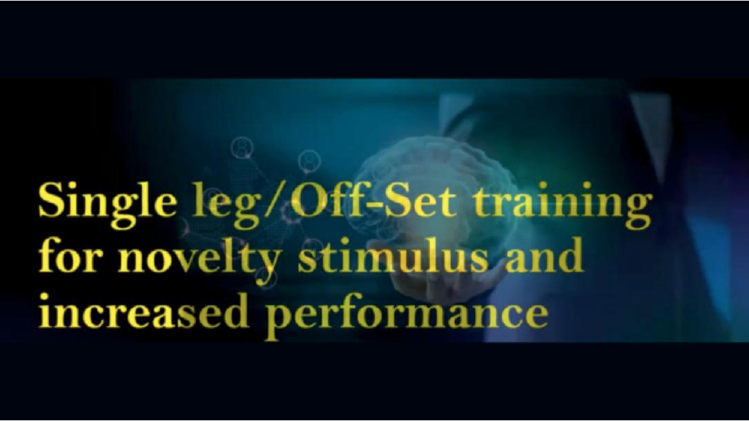 Dan Fichter- Single leg/Off Set Training for Novelty Stimulus and Increased Dan Fichter- Single leg/Off Set Training for Novelty Stimulus and Increased