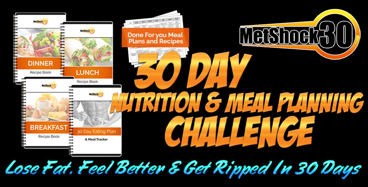 30 Day Meal Planner & Nutrition Challenge 30 Day Meal Planner & Nutrition Challenge