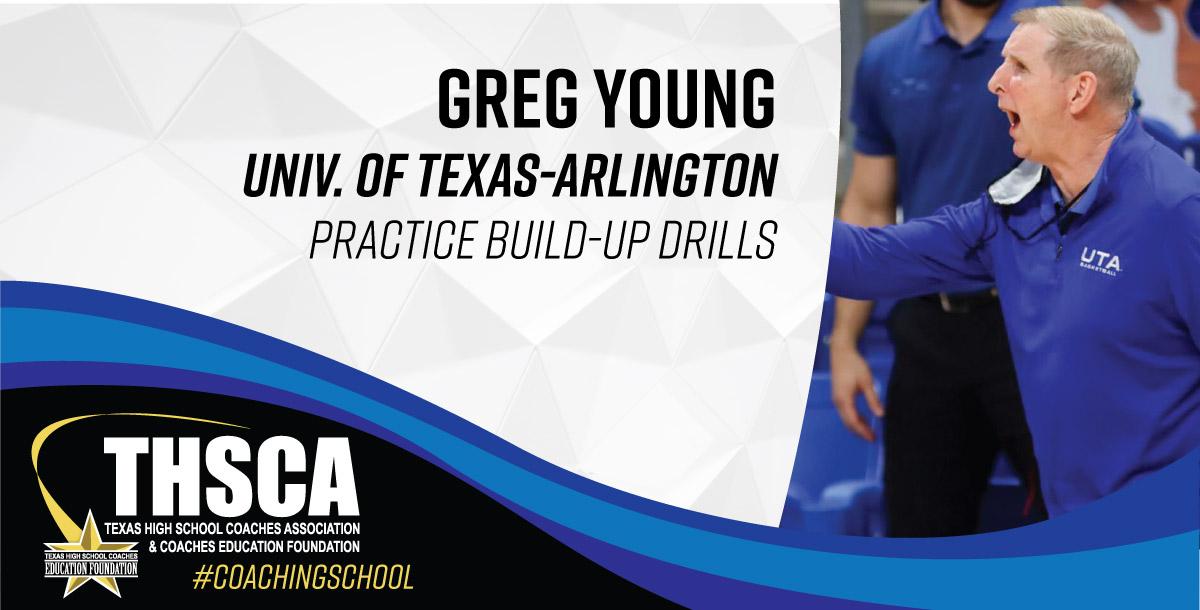 Greg Young - UT-Arlington - LIVE BASKETBALL DEMO - Practice Build-Up Drills Greg Young - UT-Arlington - LIVE BASKETBALL DEMO - Practice Build-Up Drills