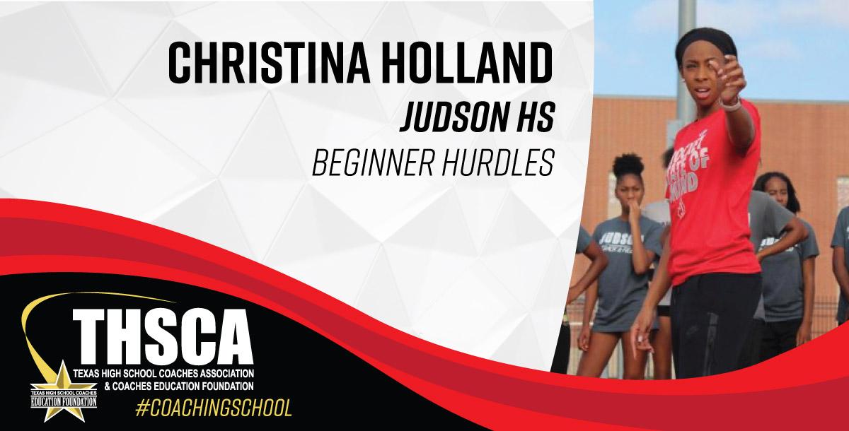 Christina Holland - Judson HS - Beginner Hurdles Christina Holland - Judson HS - Beginner Hurdles