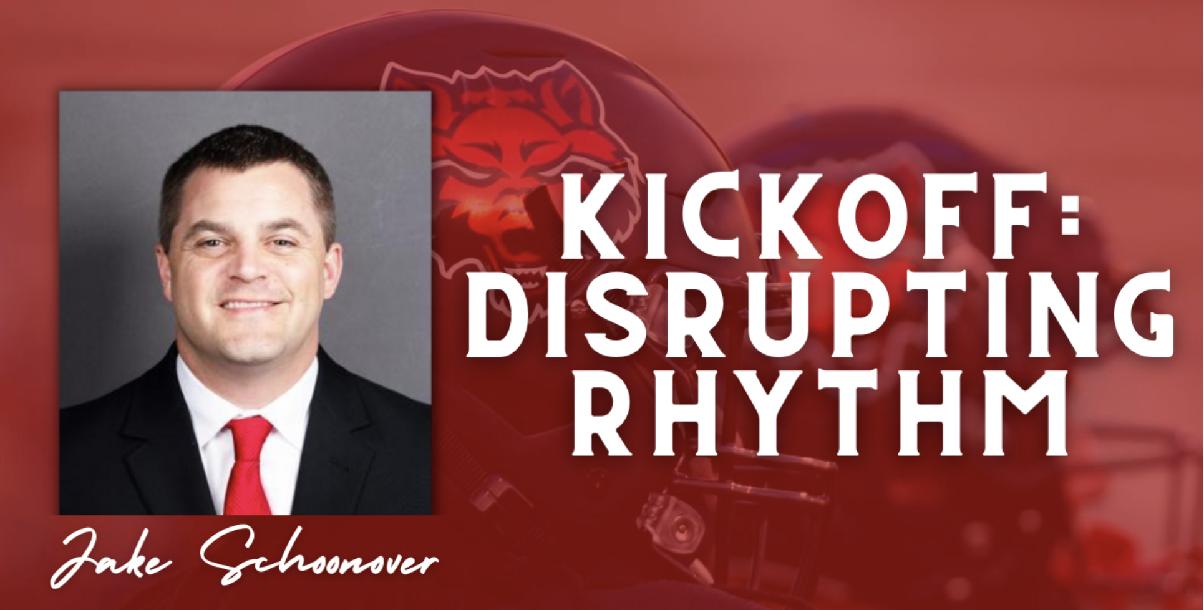 Jake Schoonover - Kickoff: Disrupting Rhythm Jake Schoonover - Kickoff: Disrupting Rhythm
