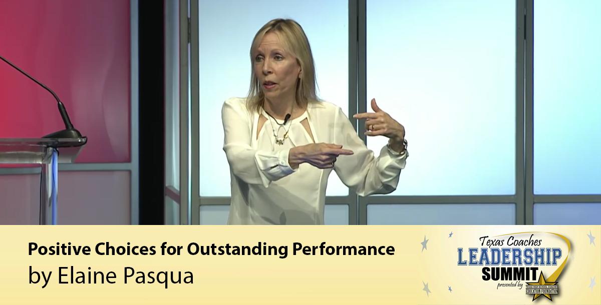 Positive Choices for Outstanding Performance #THSCEF2018 Positive Choices for Outstanding Performance #THSCEF2018