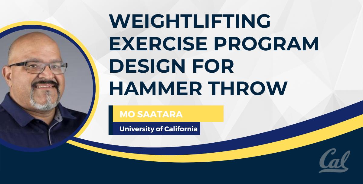 Weightlifting Exercise Program Design for Hammer Throw Weightlifting Exercise Program Design for Hammer Throw