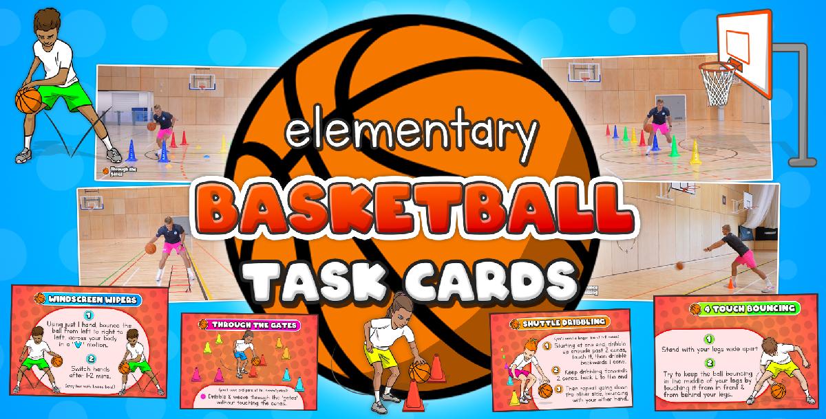 Basketball skills & drills - Individual tasks for PE (+ printable cards) Basketball skills & drills - Individual tasks for PE (+ printable cards)