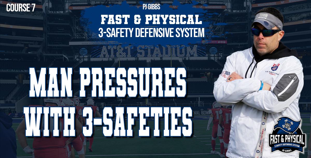 Man Pressures with 3-Safeties Man Pressures with 3-Safeties
