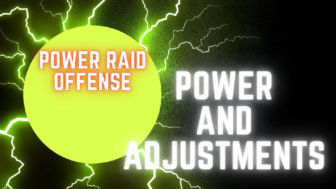 Running power in the power raid offense Running power in the power raid offense