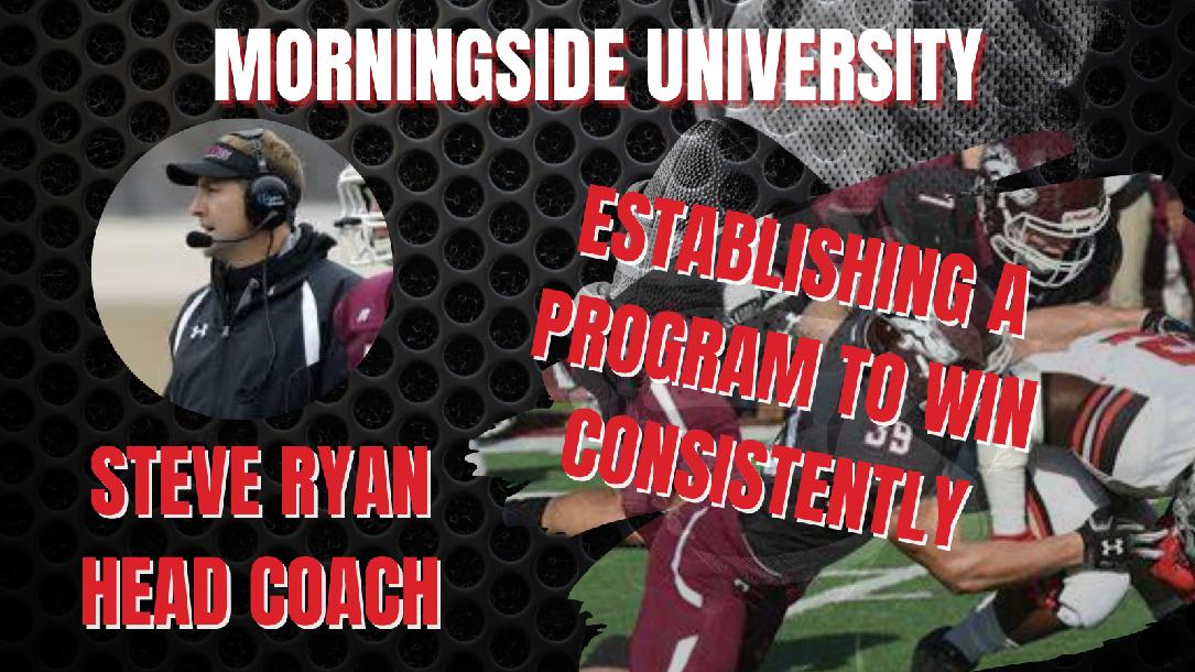 Steve Ryan- Morningside University Head Coach Steve Ryan- Morningside University Head Coach