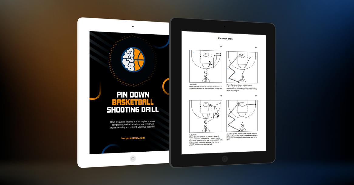 Pin Down Basketball Shooting Drill Pin Down Basketball Shooting Drill
