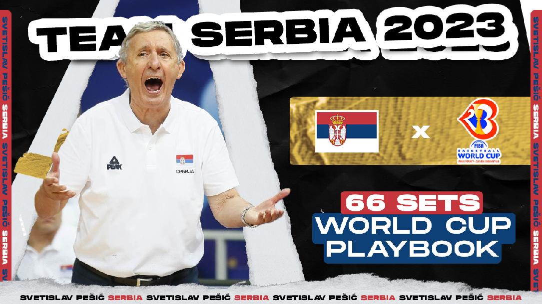 SERBIA (66 SETS) 2023 FIBA WC PLAYBOOK BY Svetislav Pešić SERBIA (66 SETS) 2023 FIBA WC PLAYBOOK BY Svetislav Pešić
