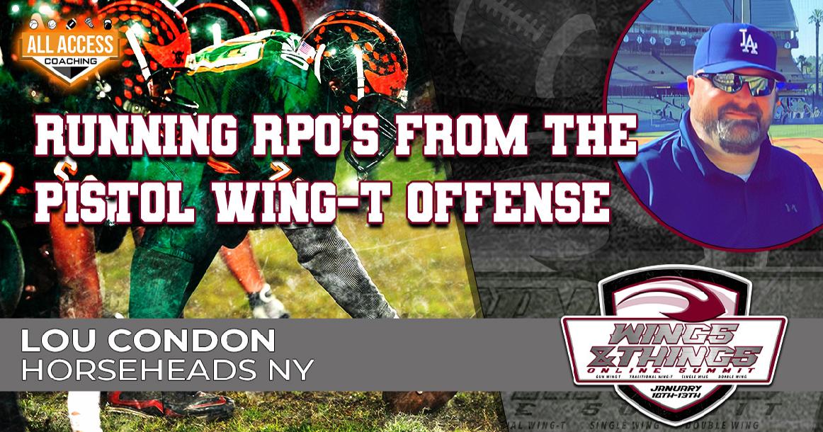 Running RPOs from the Pistol Wing T offense. Running RPOs from the Pistol Wing T offense.