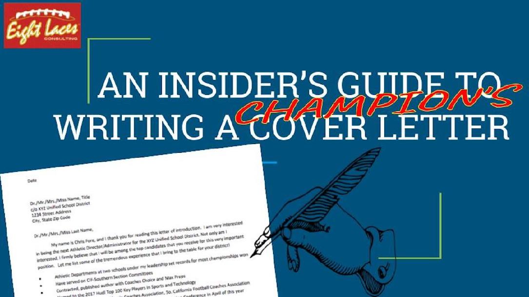 An Insider`s Guide to Writing a Champion`s Cover Letter An Insider`s Guide to Writing a Champion`s Cover Letter