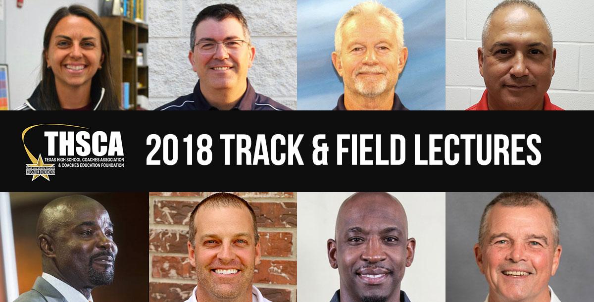 2018 Coaching School Track Lectures 2018 Coaching School Track Lectures