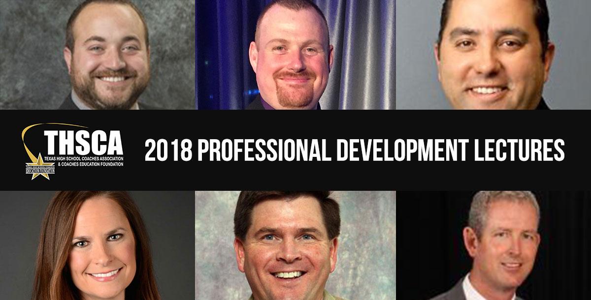 2018 Coaching School Professional Development Lectures 2018 Coaching School Professional Development Lectures