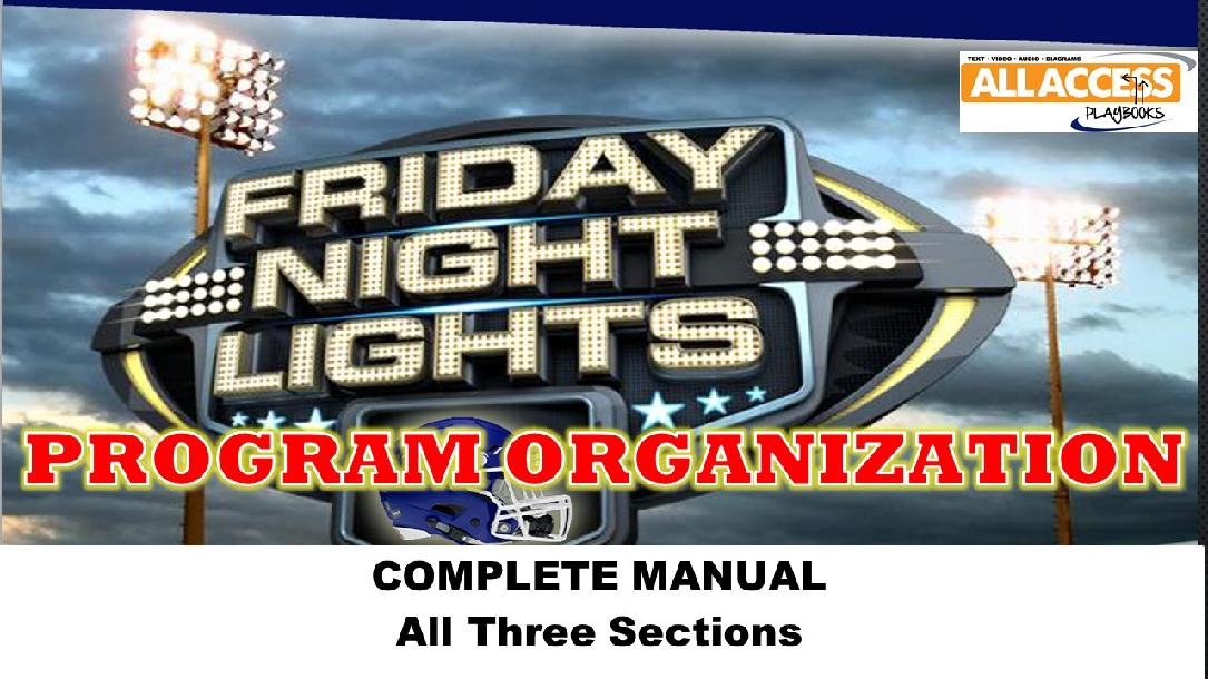 The Complete Head Coaches Manual The Complete Head Coaches Manual