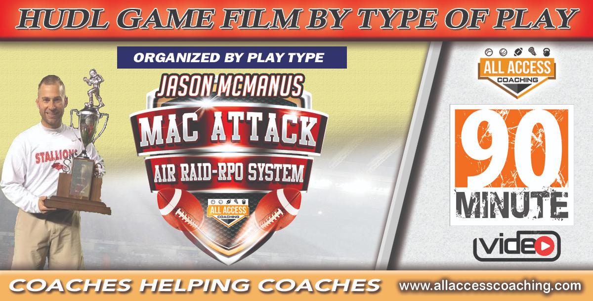 MacAttack COURSE 20: HUDL Game Clips Organized by Type of Play - Coming Soon MacAttack COURSE 20: HUDL Game Clips Organized by Type of Play - Coming Soon