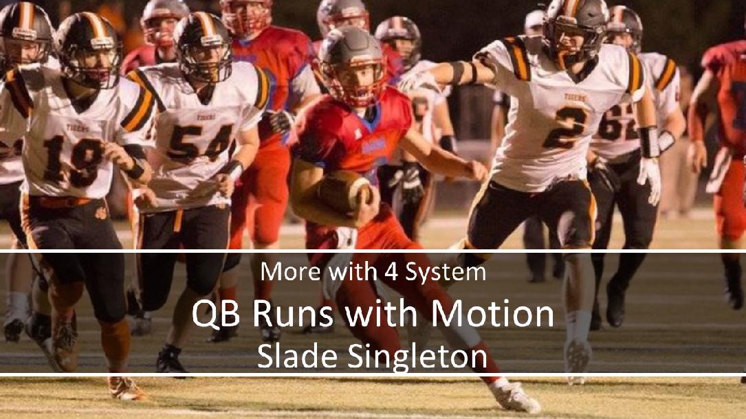 More with 4 System - QB Runs with Motion More with 4 System - QB Runs with Motion