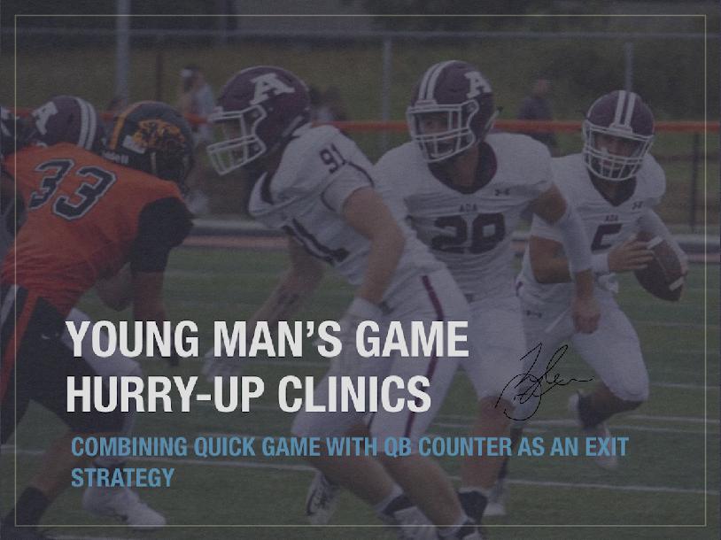 Pass Run Options: Creating Exit Strategies for QB Pass Run Options: Creating Exit Strategies for QB