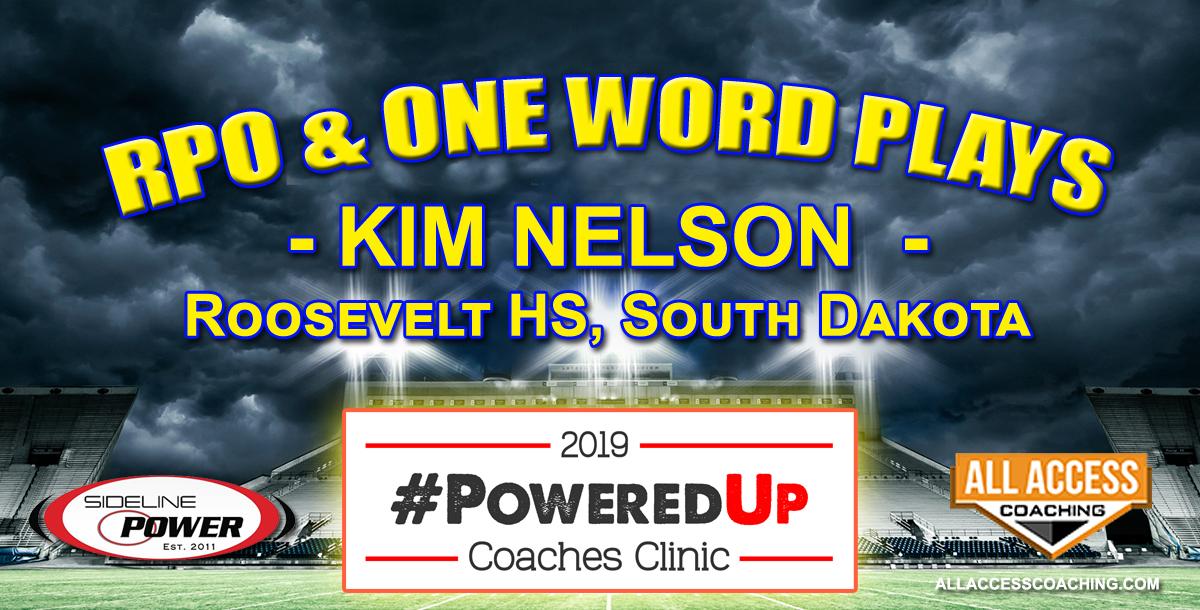 RPO & TEMPO ONE WORD PLAYS - Roosevelt HS, SD RPO & TEMPO ONE WORD PLAYS - Roosevelt HS, SD