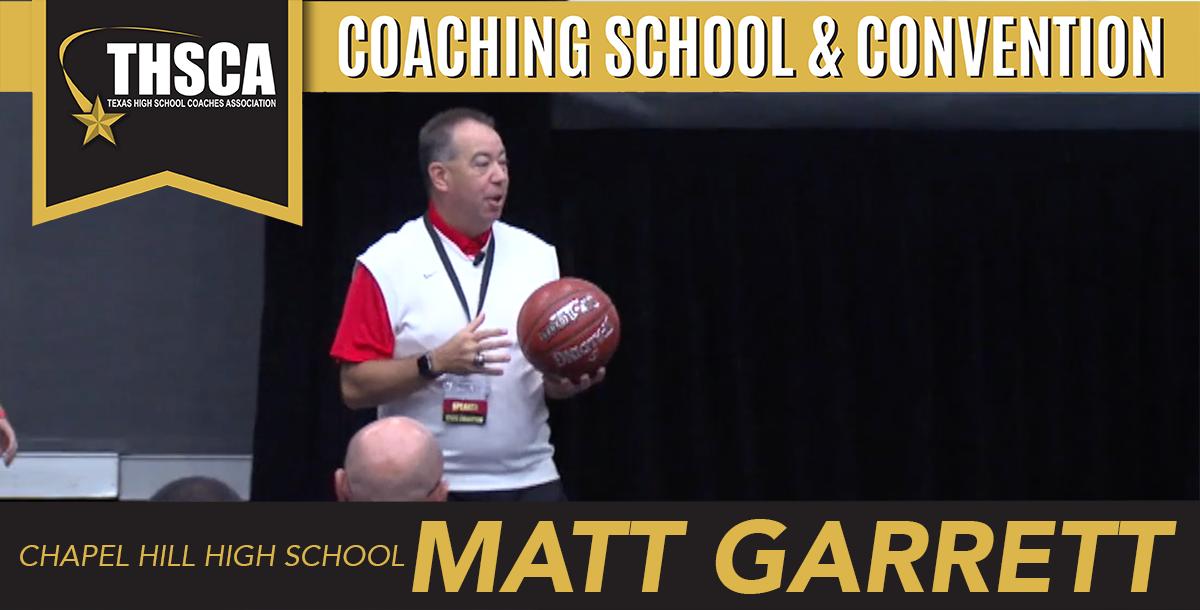 Matt Garrett: Teaching Shooting and Shooting Drills Matt Garrett: Teaching Shooting and Shooting Drills