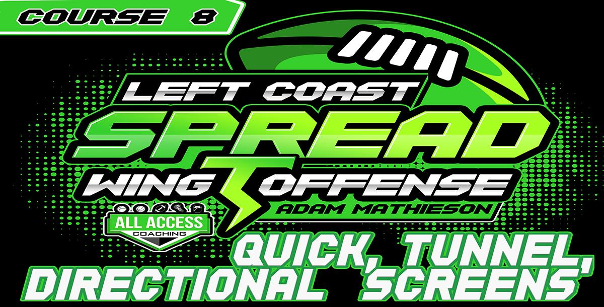 Course 8: Quick Screen, Tunnel Screen and Directional Screen Course 8: Quick Screen, Tunnel Screen and Directional Screen