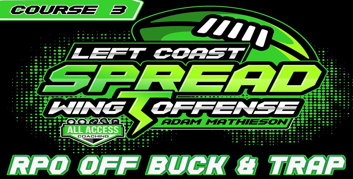 Course 3: Running RPOs off of BUCK SWEEP & GUARD TRAP Course 3: Running RPOs off of BUCK SWEEP & GUARD TRAP