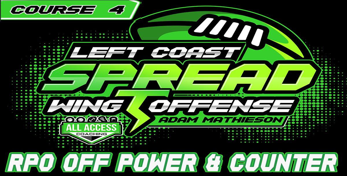 Course 4: Running RPOs off of POWER & COUNTER CRISS CROSS Course 4: Running RPOs off of POWER & COUNTER CRISS CROSS
